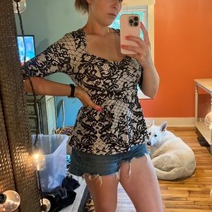 VERY flattering peplum top